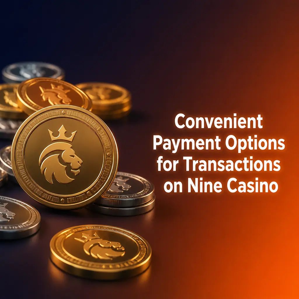 Payment methods available at Nine Casino