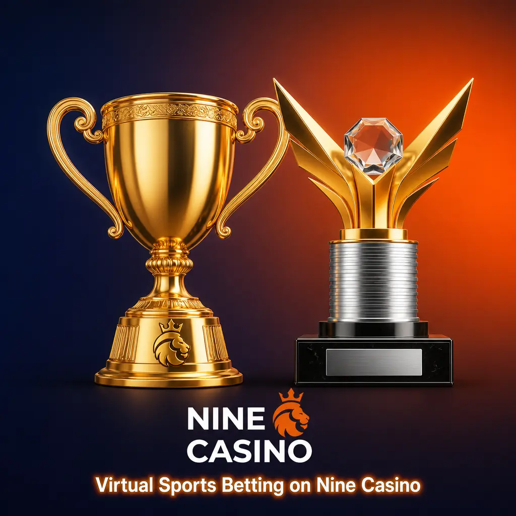 Virtual sports betting screen on Nine Casino